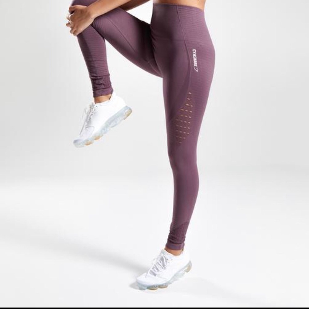 Energy seamless leggings, full length-purple